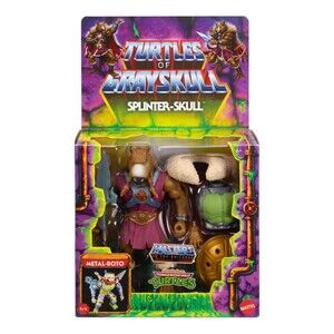 Masters of the Universe Origins Turtles of Grayskull Splinter-Skull MOTU x TMNT